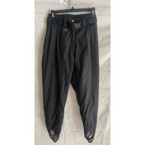 Obermeyer Ski Pants Women’s 6 Short ThermoLite Stiletto Black Stirrup (26Wx29L)